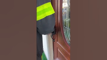 The Firefighter Swipe Tool on an inward opening door