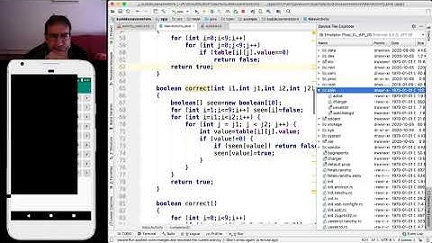 Android Studio save and restore Sudoku