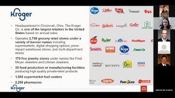 The Kroger Company uses Oracle Enterprise Data Management