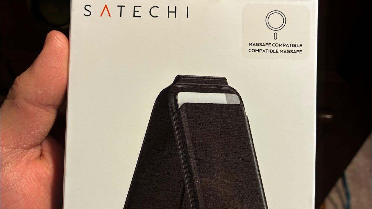 Unboxing the Satechi MagSafe wallet stand 
