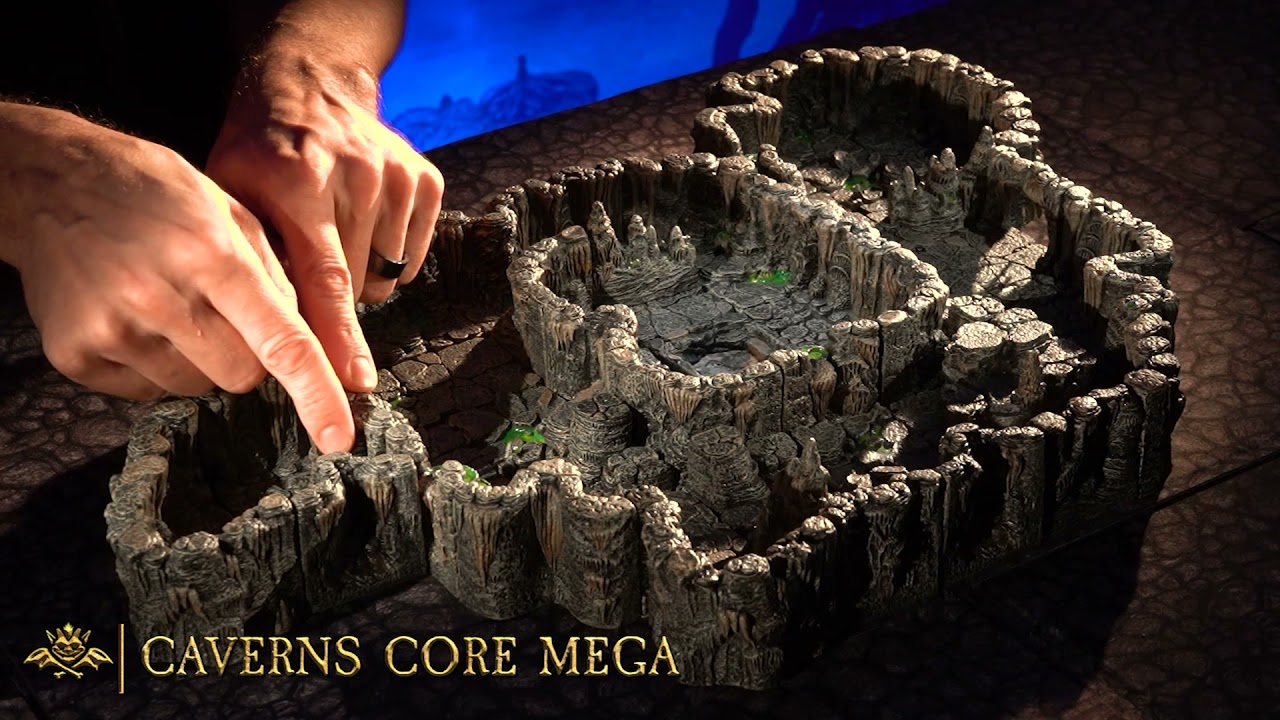 Dwarven Forge Core Cavern Mega Set - Hand Painted Modular Core D&D