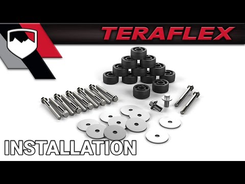 TeraFlex Install: JK 1.25" Body Lift Kit (4152100)