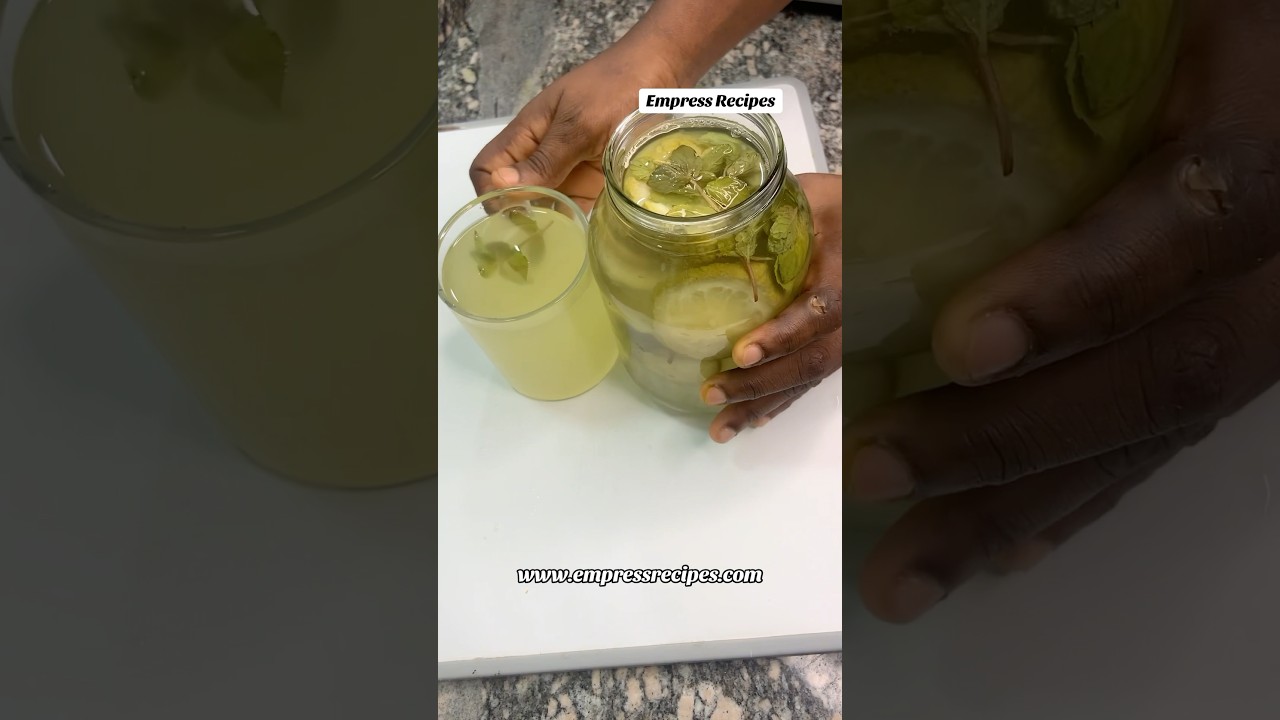 Mint lemon detox water 