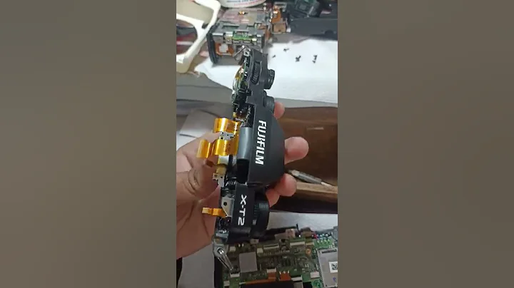 Fujifilm X-T2 Disassemble Top Cover Remove