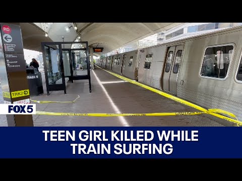 Teenage girl killed at Silver Spring Metro in train surfing incident