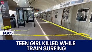 Teenage girl killed at Silver Spring Metro in train surfing incident