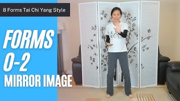 8 Forms Tai Chi, Opening & Forms 1-2: Roll Back the Forearms & Brush Knee with Instructions