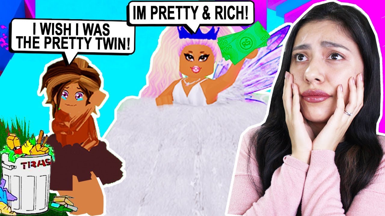 I Am The Ugly Twin My Twin Sister Hates Me Roblox Roleplay - beautiful rich female roblox character