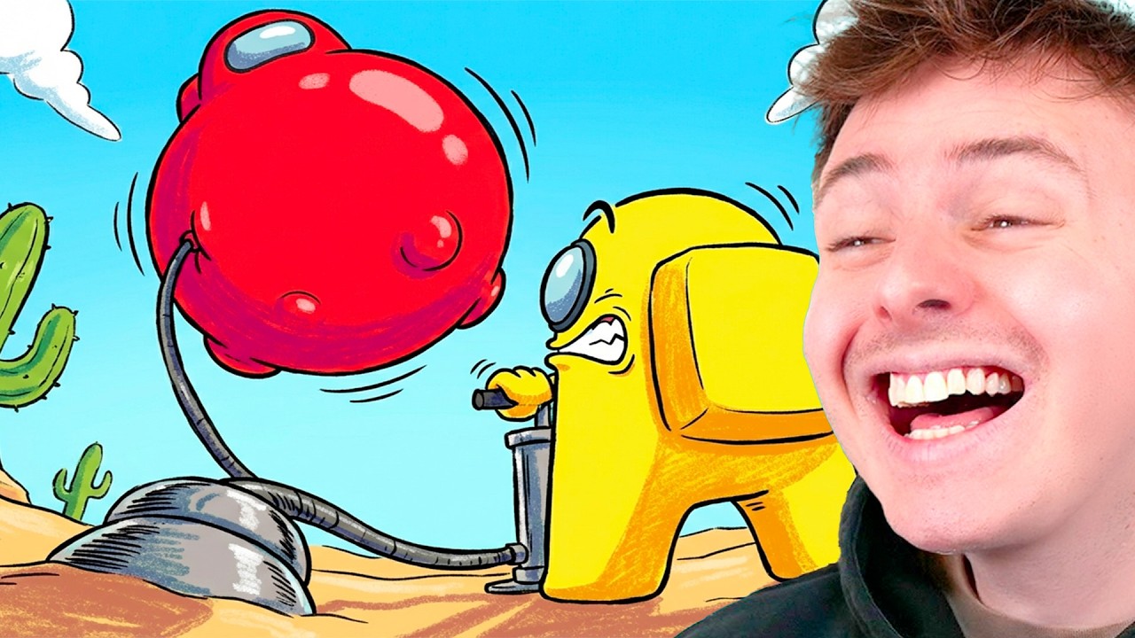Nejvtipnější Among Us Animace! Zkus se Nezasmát!