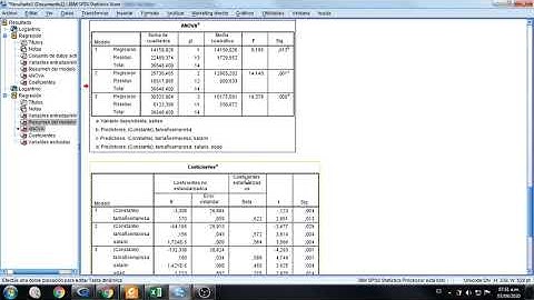 Selección de variables método por pasos en spss example 1