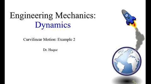Dynamics: Ch 12.5 - Curvilinear Motion Example Problem: Rectangular Coordinates