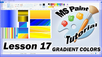 MS Paint Tutorials Lesson 17 How to Create Gradient Colors
