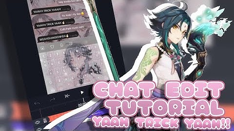 Chat Edit Tutorial-!! || YAAH TRICK YAHH || Alight Motion || Smooth Scrolling Chat || 3D Flip Layer