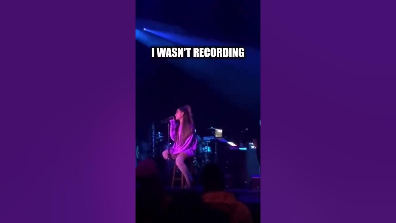 Ariana Grande really stopped the concert after a fan said this 😂