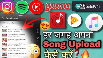 How To Upload Your Song On All Music Platform (Instagram, wynk, jiosaavn, spotify, gaana & More 2022