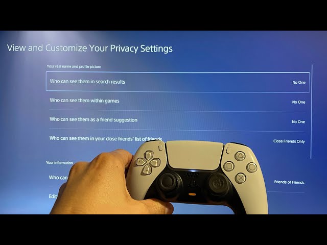 PS5, Privacy & security guide