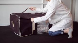 ＜impress & organize＞ 布団の量に合わせてケースの高さが調節可能！＊ジャストフィット布団ケース