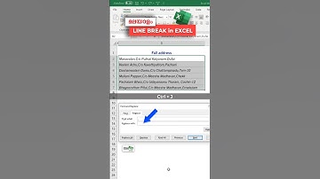 Line Breaks in Excel |#shorts #malayalam #tutorial