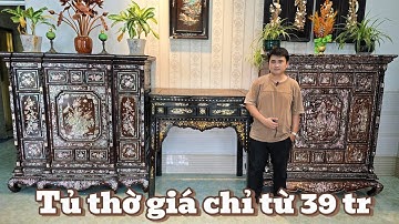Giới thiệu một số mẫu tủ thờ miền Tây bằng gỗ cẩm lai cẩn ốc singapore cao cấp 1/6/2025