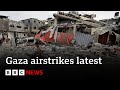 Israel intensifies airstrikes in Gaza as communications cut off – BBC News