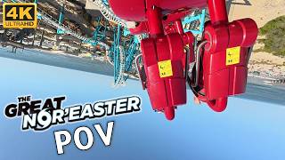 Great NorEaster POV (Back Row, 4K 60FPS), Moreys Piers Vekoma SLC | Non-Copyright
