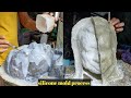 silicone mold||  how to make silicone rubber mold ||2 part full process 2022