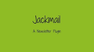 Wordpress Newsletter Plugin: Jackmail