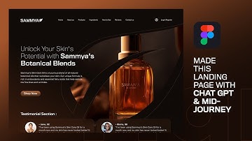 Designed a  Landing page with help of  Chat-GPT & Mid Journey.