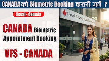 How to Book Canada Biometric Appointment from Nepal | VFS Canada | (VFS Global)