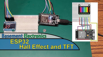 ESP-32 -  Hall Effects and TFT