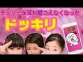 チェリーが耳が聞こえなくなった ドッキリ!!