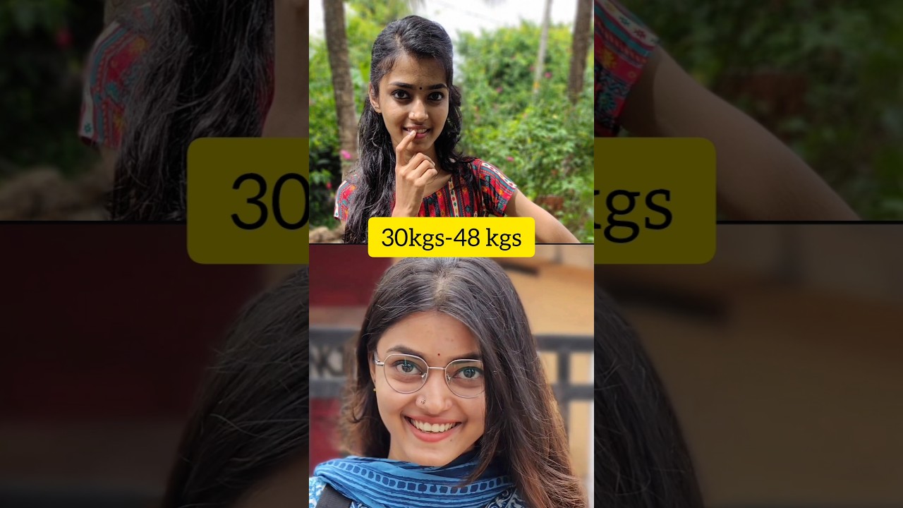 weight gain transformation 💪30kgs -48kgs😳 