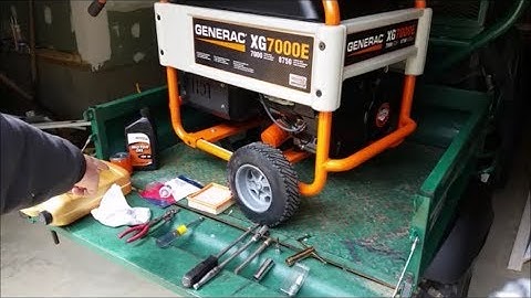 How To Service A Generac XG Series Generator