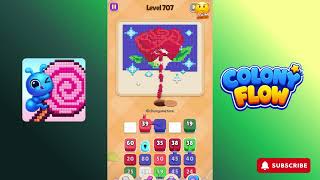 Colony Flow - level 707 - Gameplay walkthrough