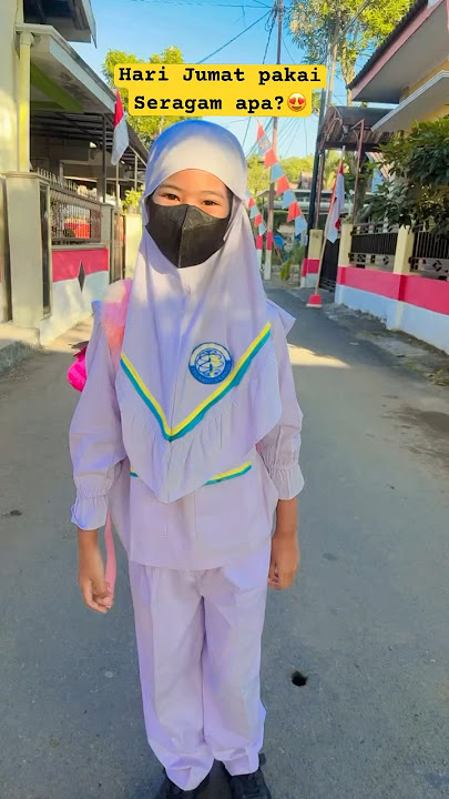 DISTA SETIAP HARI JUMAT DENGAN SERAGAM PUTIHNYA😍 #viralvideo #trending