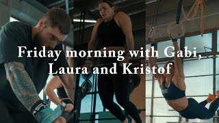Friday morning with Gabi, Laura and Kristof