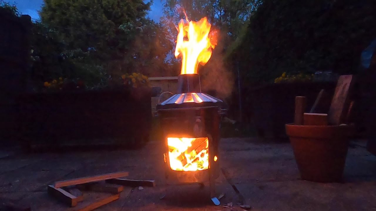 How To Make A Brilliant Fire Pit / Patio Burner / Patio Heater - YouTube
