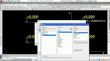 HƯỚNG DẪN DÙNG BIẾN FIELD TẠO CAO ĐỘ TỰ ĐỘNG TRONG AUTOCAD RẤT HAY