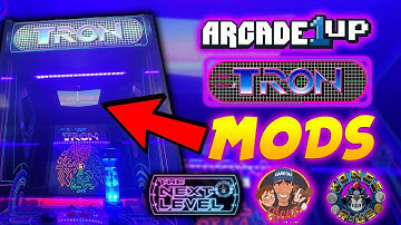 MORE Arcade1Up Tron LIVE Modding | S-Panel MCP Window | GRS Products (The Next Level: Ep 38)