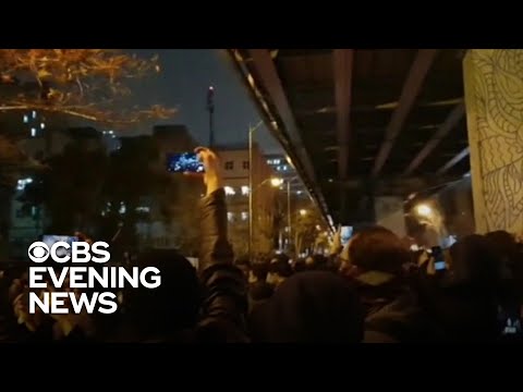 Hundreds protest after Iran admits to downing Ukrainian airliner