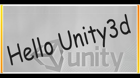 Unity3d : Giới Thiệu Về Unity3d P.1