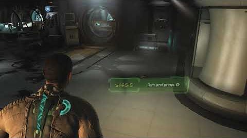 Dead Space 2 - Chapter 1: Save Point and Hacking: Acquire Stasis Module Slasher Tutorial Gameplay
