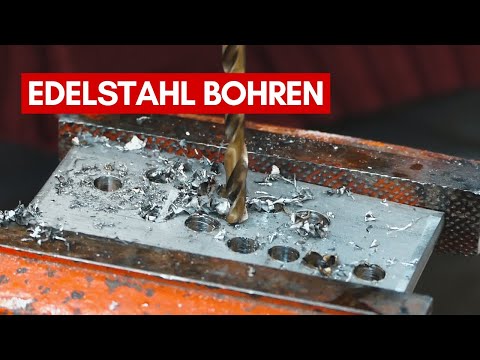 Video: Bohrerdurchmesser aus Metall. Satz Bohrer