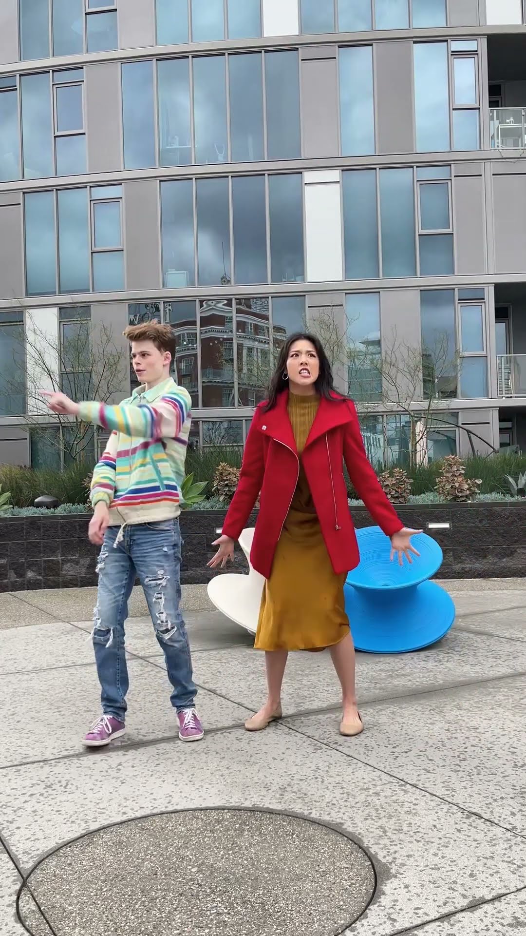 HIDE ME! Merrick \u0026 @AlanChikinChow @chelseasik #vfx #skit #funny Throwback!