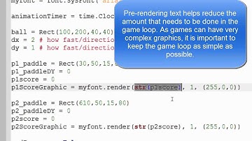 pong with score in pygame
