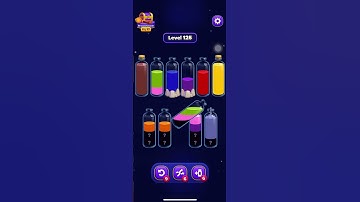 Magic Sort – Level 125 Walkthrough  #androidgames #gameplay #games  #puzzle #shorts