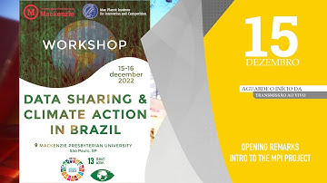 Data Sharing and Climate Action in Brazil Opening 9H00