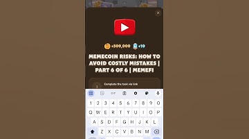 Memecoin Risks: How to Avoid Costly Mistakes | Part 6 of 6 | MemeFi |#telegeram #memefi #shortsvideo