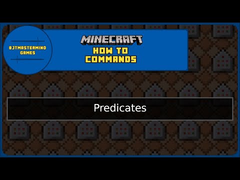 How To Commands [Ep.42] | Predicates in Datapacks
