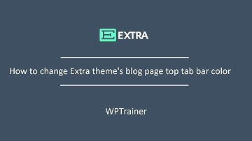 How to change Extra theme